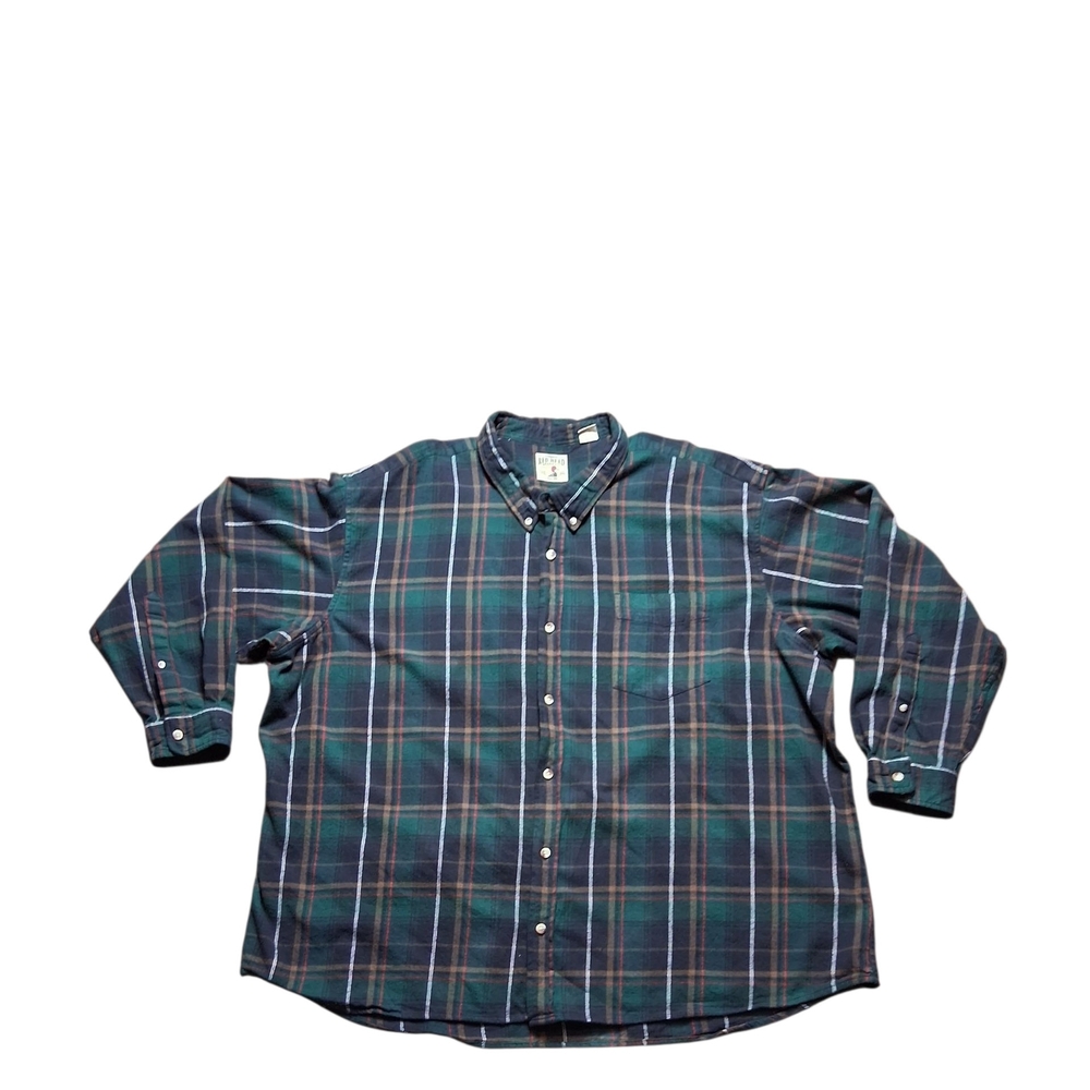 Red Head Brand Co. Heavyweight Flannel Shirt – Green Plaid – Size 5XL